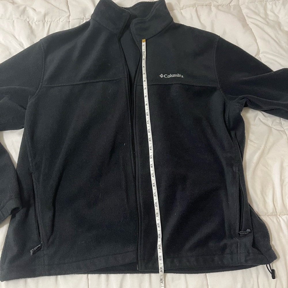 Columbia Black Full-Zip Fleece Jacket